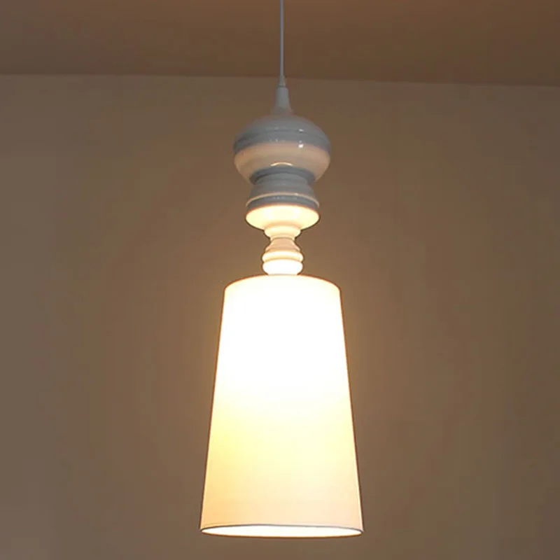 BLUBBLE Guardians Pendant Light Modern Cloth Hanging Lamp Modern Pendant Lamp AC 90-260V Single Head Bedroom Study Hanglamp