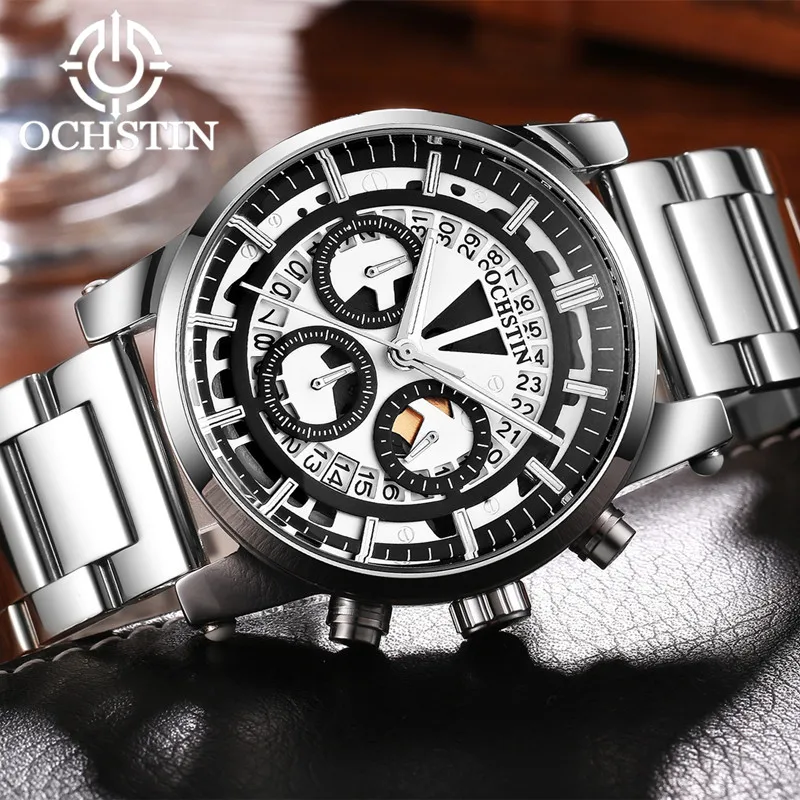 

OCHSTIN Men's Chronograph Watches Top Brand Luxury Sport Watch Military Quartz Wrist Watch Men Clock Fashion Male relojes