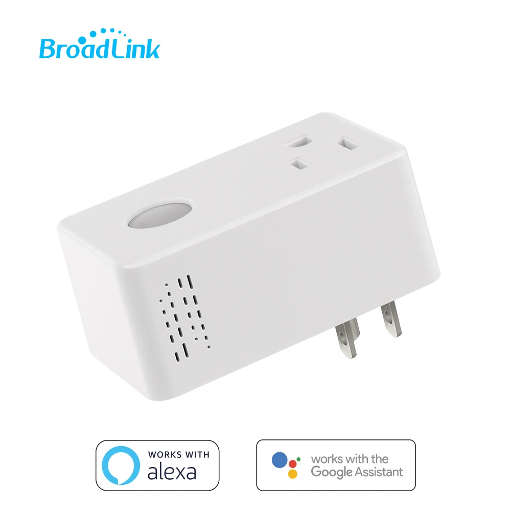 Broadlink SP3 16A Hoa Kỳ Hẹn Giờ Thông Minh Wifi Ổ Cắm Cắm Máy Lau Nhà Tự Động Thông Minh Điều Khiển Không Dây Dành Cho IOS Android Chính Hãng
