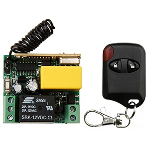 

AC220V 1CH 10A Receiver &Transmitter RF Wireless Mini Remote Control Switch 1CH Interruptor 10A Light Lamp LED SMD