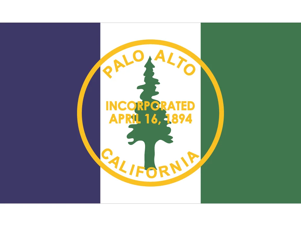 3x5 Feet Polyester Palo Alto City Flag Of US California State 90*150cm 60*90cm Flag For Outdoor Indoor