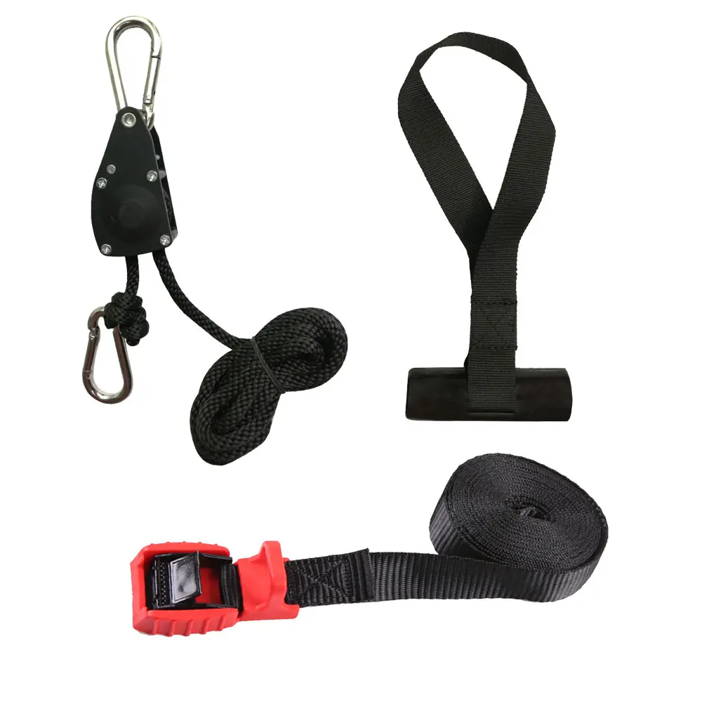 

150 фунтов байдарка каноэ лодка бабочка корм зажим храповый шкив ремень багажник петля зажим для камеры регулируемый ремень комплект