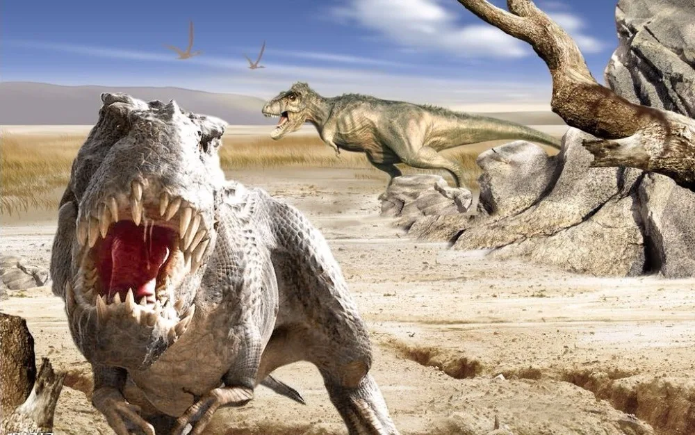 

Tyrannosaurus Rex The wooden puzzle 1000 pieces ersion jigsaw puzzle white card adult children's educational toys