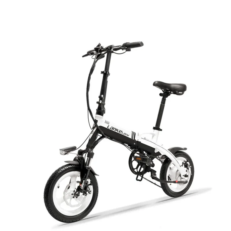 

A6 Mini Folding Electric Bike, 400W, 36V/8.7A, 14 Inches E Bike, Disc Brake, Removable Battery, Magnesium Alloy Rim