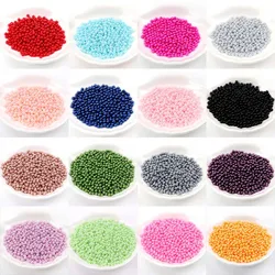 34 colors 4/6/8/10mm Round Imitation ABS Pearl Beads For Jewelry making Craft Scrapbook Decoration DIY Sewing Craft Supplies