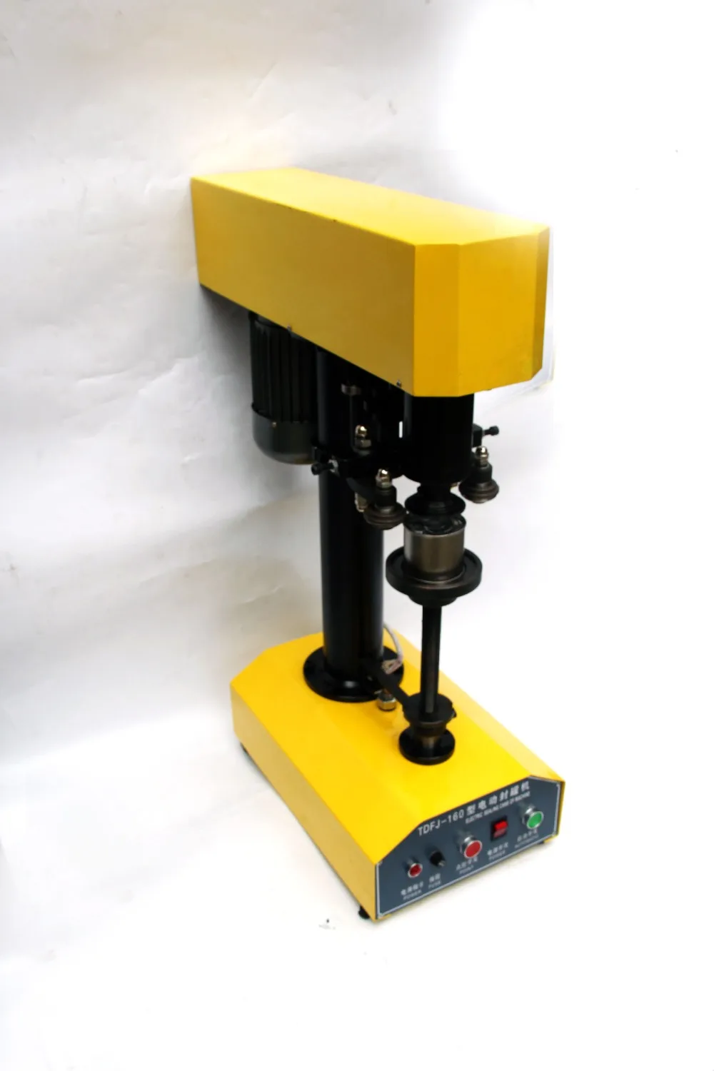 Aço inoxidável fácil abrir latas de vedação máquina, equipamento de metal pode selador para latas de comida