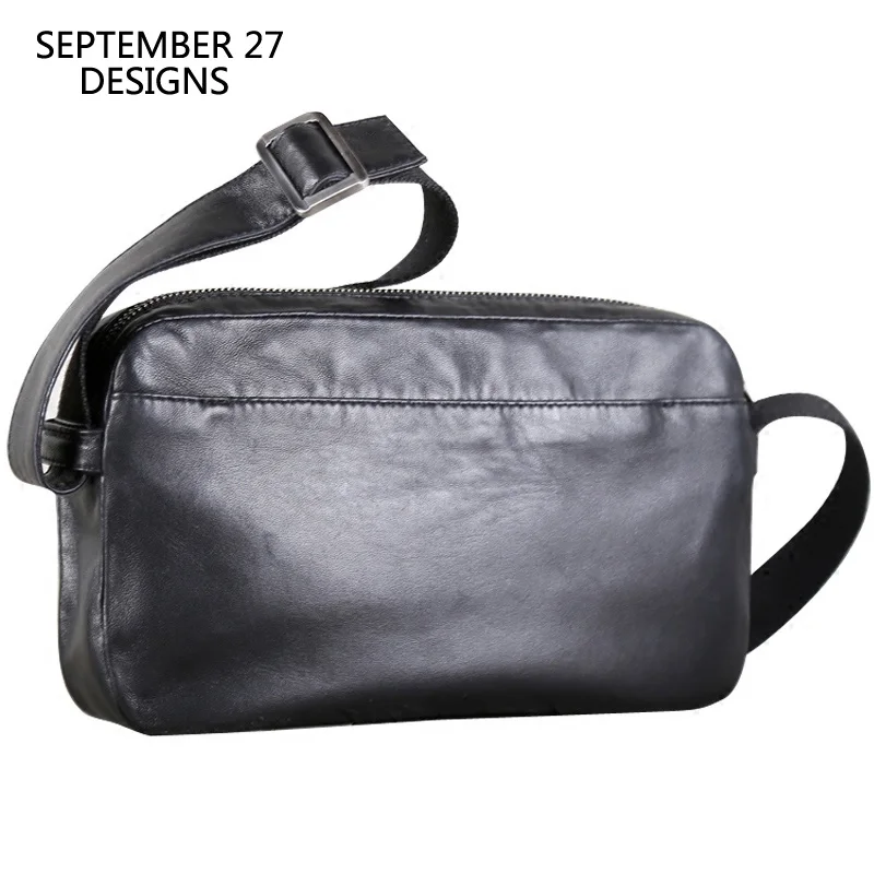 

Satchels Bag Men Genuine Leather Luxury Clutch Bags Casual Crossbody Shoulder Messenger Handbag Male Travel Mini Hand Bag