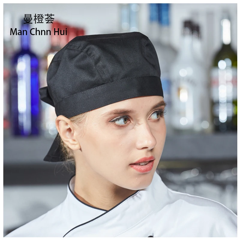 High Quality Wholesale Pirate Hat Chef Waiter Hats Hotel Restaurant Canteen Bakery Chef Cooking Caps Cookers Work Wear