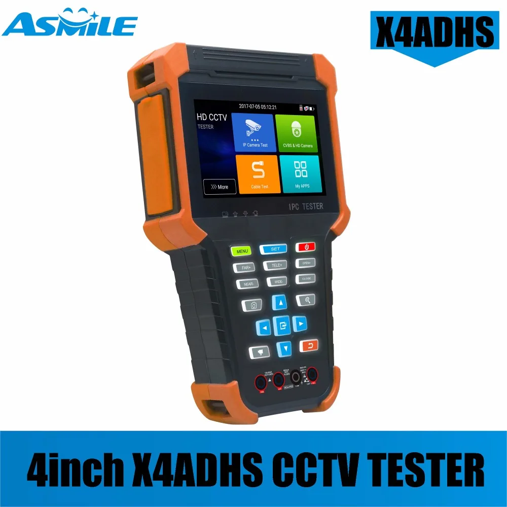 

2018 newest cheaper 4 inch Android system all in one wifi cctv tester with HDMI input for X4ADHS