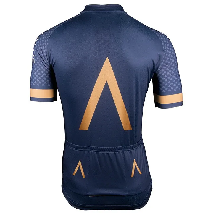 2018 Aqua Blue Men's Only Cycling Jersey Short Sleeve Bicycle Clothing Quick-Dry Riding Bike Ropa Ciclismo