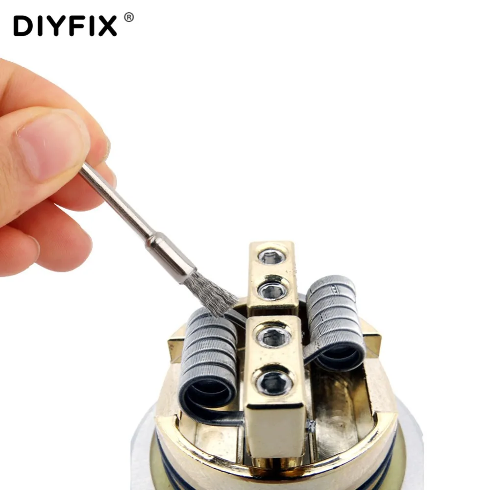 DIYFIX 5cm RDA Cleaning Brush Electronic Cigarette Accessories Atomizer Tank Heating Wire Coils Clean Tool for RDA RBA RDTA