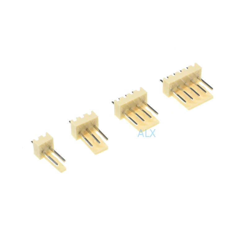 50pcs 2510-A KF2510 Connector 2.54MM Pitch Male Pin Header 2P/3P/4P/5P/6P/7P/8P/9P/10P/11P/12P Straight needle For PCB 2.54MM