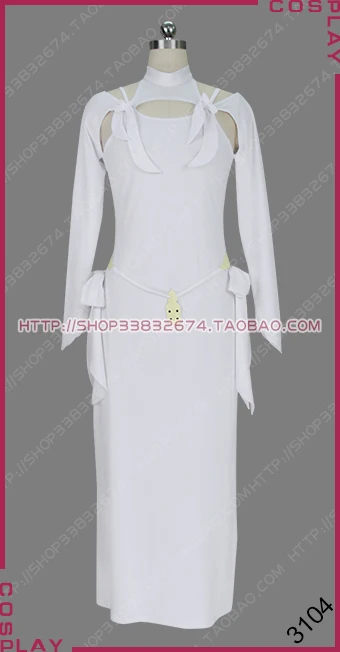 

Maquia: When the Promised Flower Blooms Sayonara no Asa ni Yakusoku no Hana wo Kazarou White Dress Anime Cosplay Costume S002