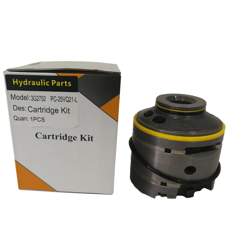 استبدال PC-25VQ21-L مجموعات خرطوشة هيدروليكية فيكرز/أجزاء مضخة ريشة/CAT 3G2752