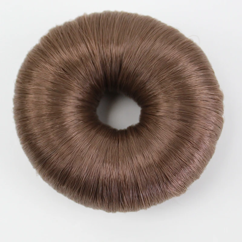 

JOY&BEAUTY 4Color Donut Chignon Women Synthetic Fiber Hair Bun Donuts Ring Blonde Hair Extension Wig