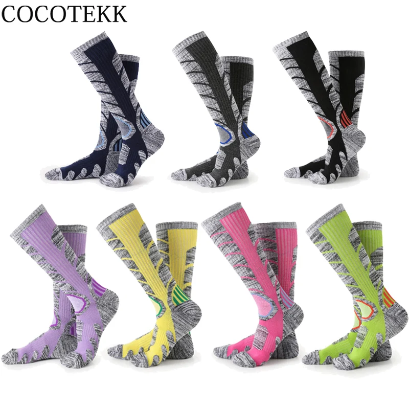 Combed Cotton Mountaineering Men Socks Professional Extreme Sports Travel Stretch Ski Sport Socks Couple Style Women Men Socks