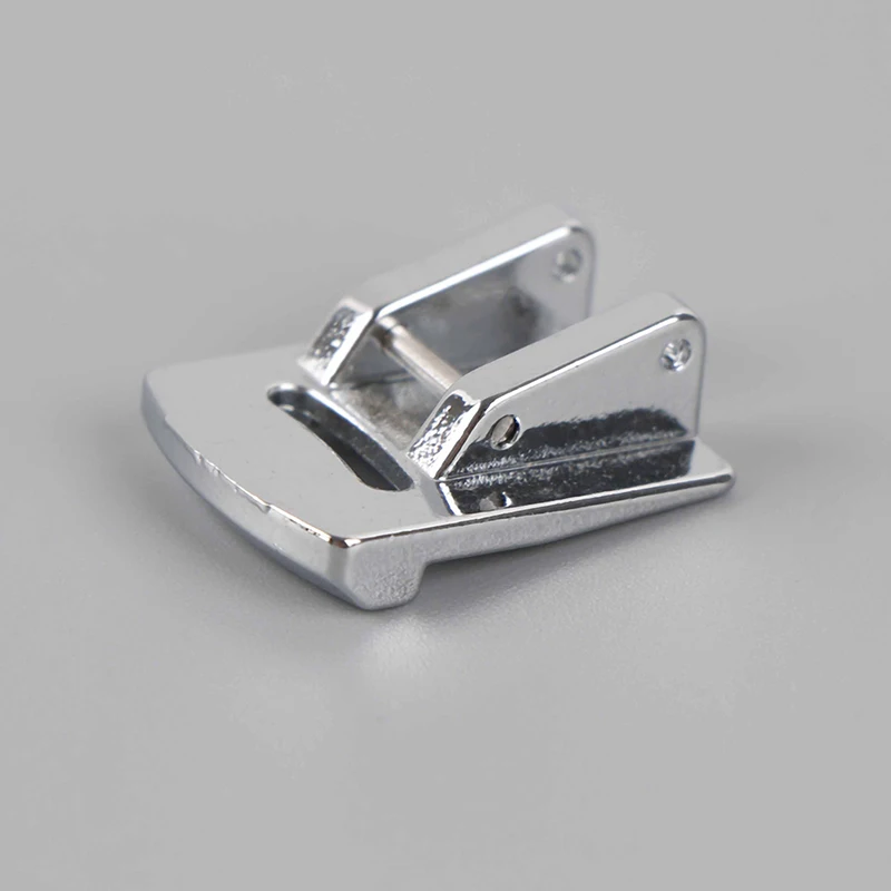 1PC Rolled Hem Curling Sewing Presser Foot For Sewing Machine Singer Janome Sliver Tone