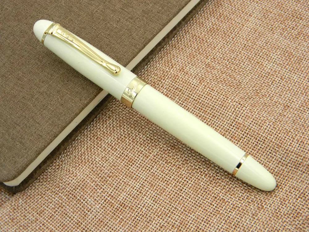 jinhao X450 new WHITE golden piece Trim calligraphy 1.0mm Fountain Pen