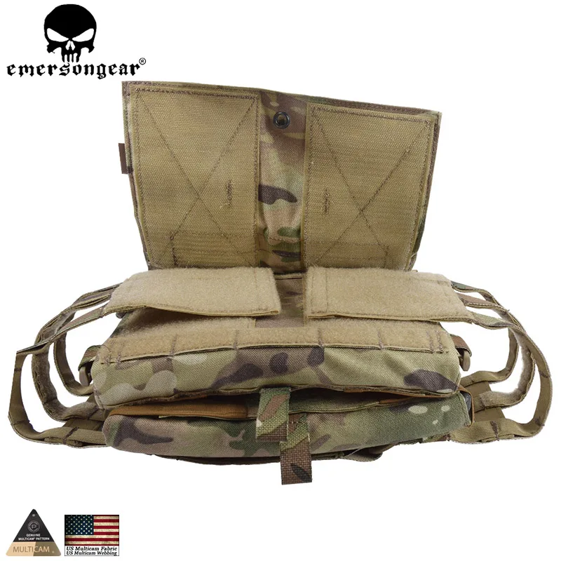 EMERSONGEAR Taktische Molle GPA Weste Vereinfachte Version Paintball Jagd Weste mit Chest Plate Carrier EM7344