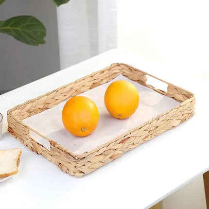 

Rattan Hamper Laundry Basket Handmade Straw Toy Storage Bin With Lid Basket Living Room Woven Basket Storage Table