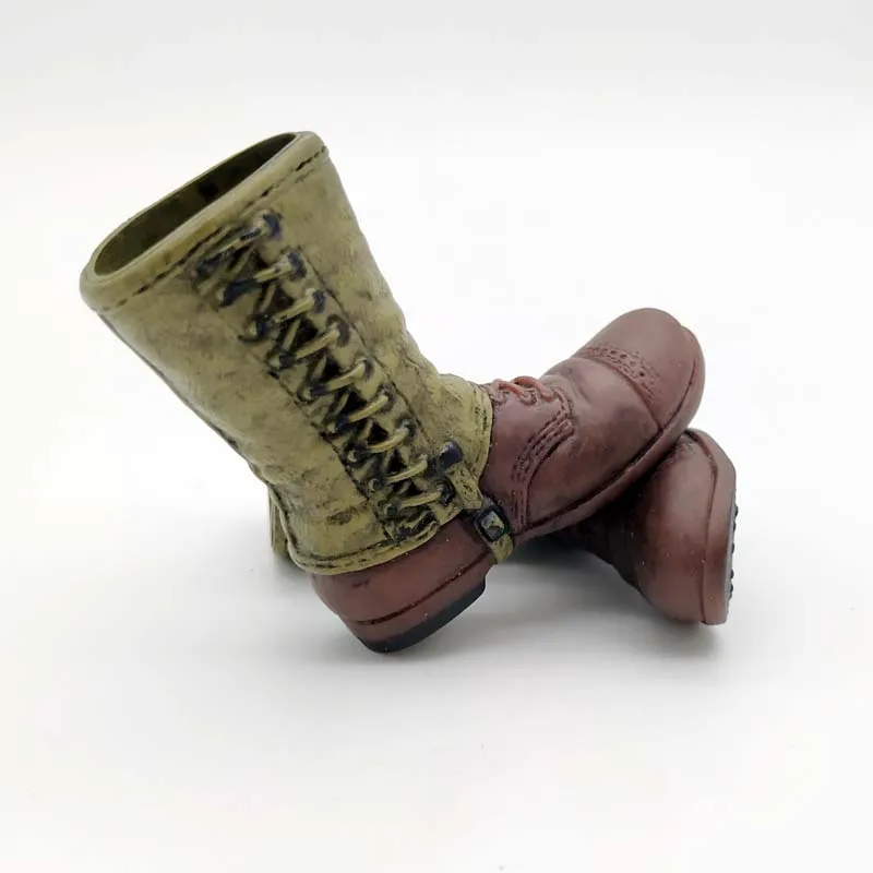 1/6 Scale WWII US Army Leggings Boots Model Ranger Soldier Shoes for 12inch Male Soldier action figures toys