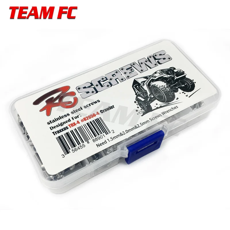 RC Car Screw Stainless Steel Screws Box Repair Tool Kit for TRX4  Accessories S146