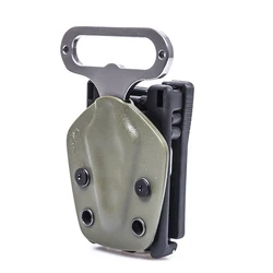 EDC Multi-Function Waist Clip Outdoor Survival Self-Defense Bottle Opener Spur Hex Wrench Tactical Tool