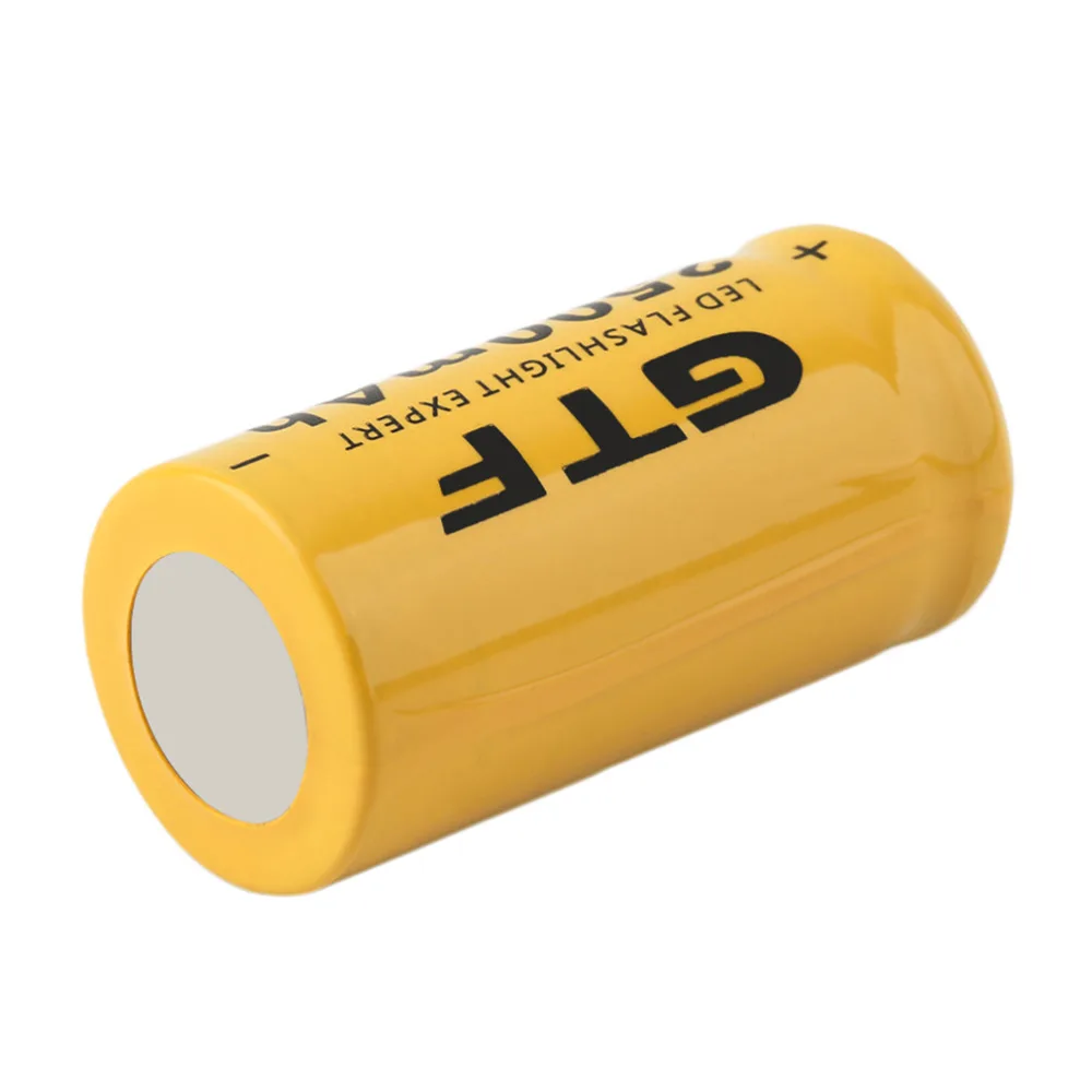 GTF 16340 2500mAh 3.7V akumulatory litowo-jonowe do latarki czołowej 3.7V 2500MAH 16340 baterie litowe