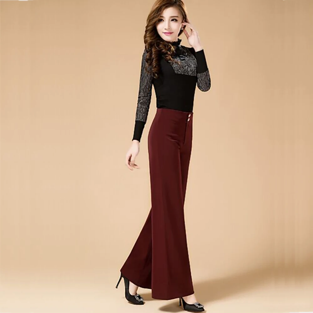 Comfort Latin Dance Pant For Ladies Black Color Fringe Original Feminine Trouser Women Lady Ballroom Square Pants B160