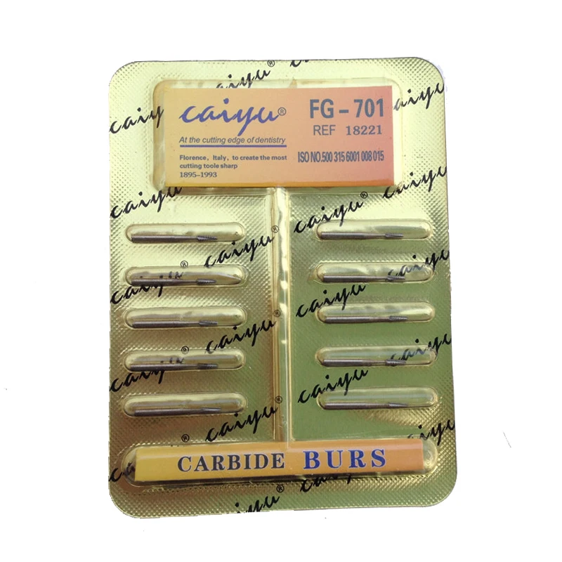 Dental Lab 10 Pieces/Pack Dental Tungsten Steel Carbide Burs For High Speed Handpiece Bit Free Shipping