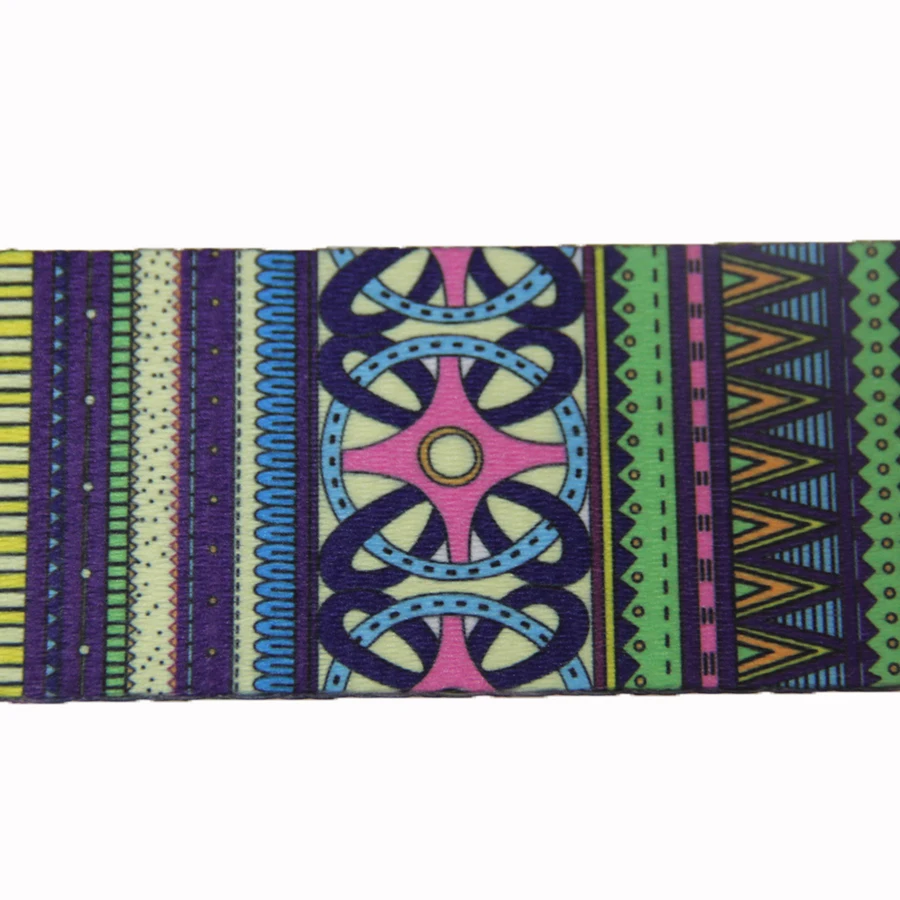 50MM Folk-Custom New Design Printed Belt Polyester Webbing 2 Inch