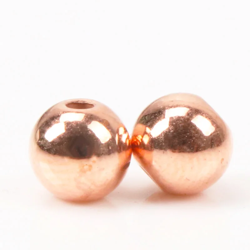 4mm 6mm 8mm 10mm 12mm 14mm 16mm Copper CCB Round Seed Spacer Loose Beads For Jewelry making DIY KL171