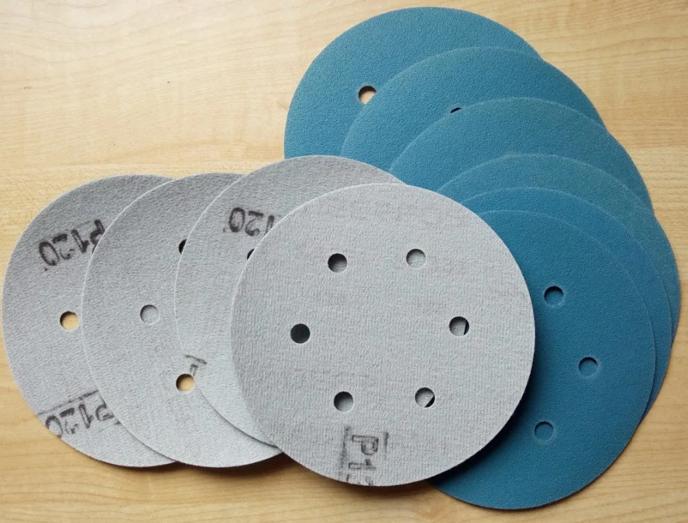 super high quality blue sanding paper for 6\