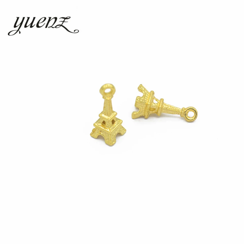 YuenZ 30pcs Antique Silver color Eiffel tower Charm For Jewelry Making Bracelet Necklace Handmade 18*8mm E3