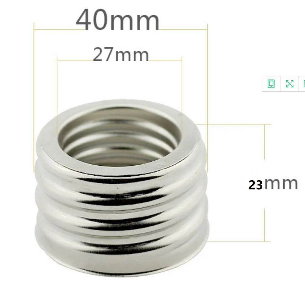 10pcs 50pcs LED Bulb Holder Adapter E40 to E27 Screw Lamp Base Convertor E14 Lamp Base to E27 Adapters