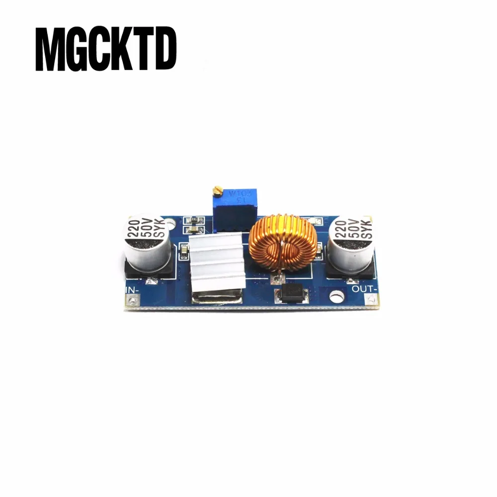 5A DC-DC Step Down Adjustable Power Supply Module Lithium Charger XL4015 4~38V 96% 5A DC adjustable step-down module