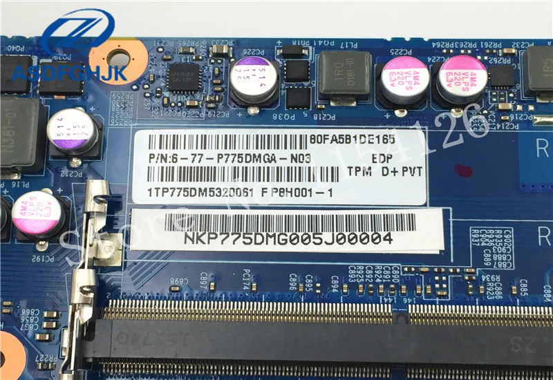 6-71-P75D0-D03 para CLEVO P775DM x711 x799 placa base para ordenador portátil 6-77-P775DMGA-N03 DDR4 100% prueba Ok