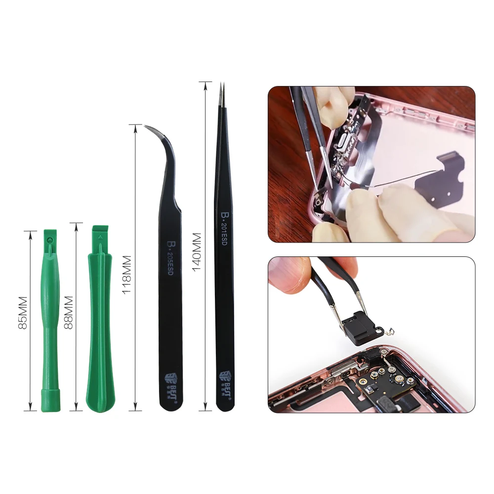 BST-113B 16 stücke Multi-funktion Öffnung Hebeln Reparatur Werkzeug set handy reparatur schraubendreher-satz Elektrische Lötkolben Werkzeug kit set