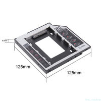 9.5mm SATA HDD SSD Hard Drive Disk Caddy/Bracket for Lenovo IdeaPad L340-15IWL (81LH) L340-17API (81LY) L340-17IWL (81M0)