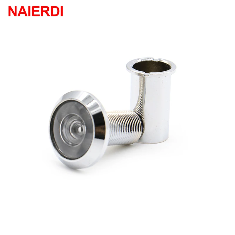 NAIERDI – visionneuse de porte grand Angle 200 degrés, judas de sécurité pour porte cachée, lentille en verre réglable pour meubles, outils de