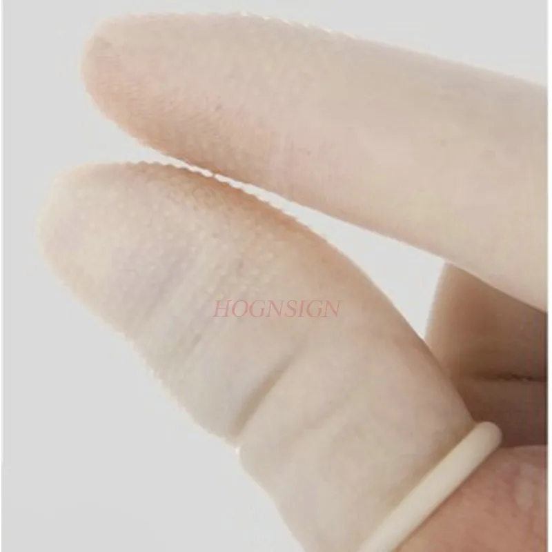 100pcs Non-slip Thick Wear-resistant Finger Sets Labor Insurance Wear-resistant Protective Hand Writing Fingernail Sale