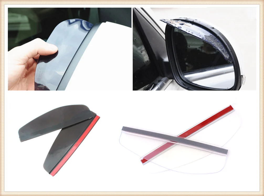 2pcs car rearview mirror rain eyebrow aid accessories for Suzuki Aerio Ciaz Equator Esteem Forenza Forsa Grand