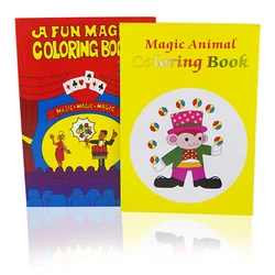 Un divertido libro de colorear mágico mediano (0,7 cm x 13,5x20,2), trucos de Magia, diversión de cerca, mentalismo, ilusión, accesorios de truco, juguetes clásicos