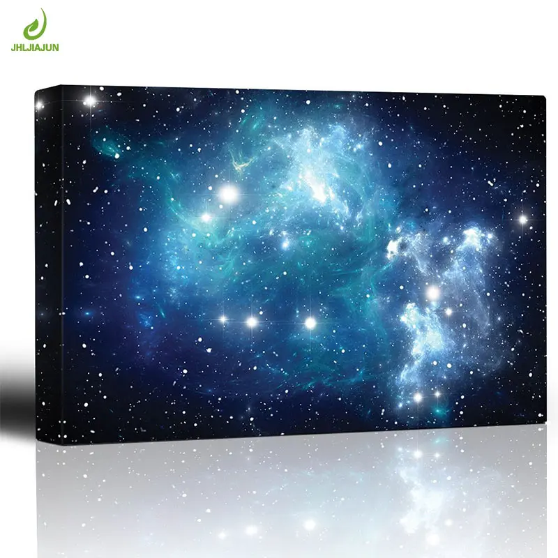 

JHLJIAJUN Nordic Stars In The Milky Way Canvas Modular Painting Nordic Wall Art Print And Poster Dining Living Room Home Decor