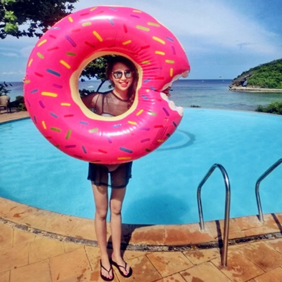 

120cm Sweet Circle Adult Super Large Pool Inflatable Life Buoy Swim Ring