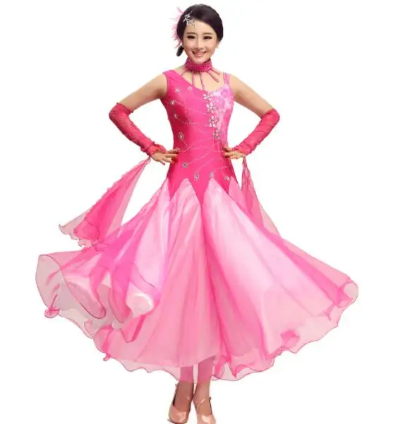 

Ballroom dress plus size standard ballroom dress ballroom dresses woman waltz red pink blue