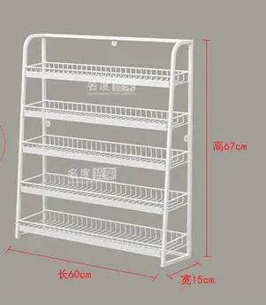 Shelf, convenience store, cashier, unpacking, five-layer small shelf, gum display rack, white and gray display rack.