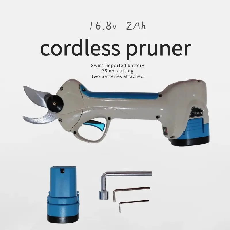 

Cordless Electric Pruner Two Batteries Attaches