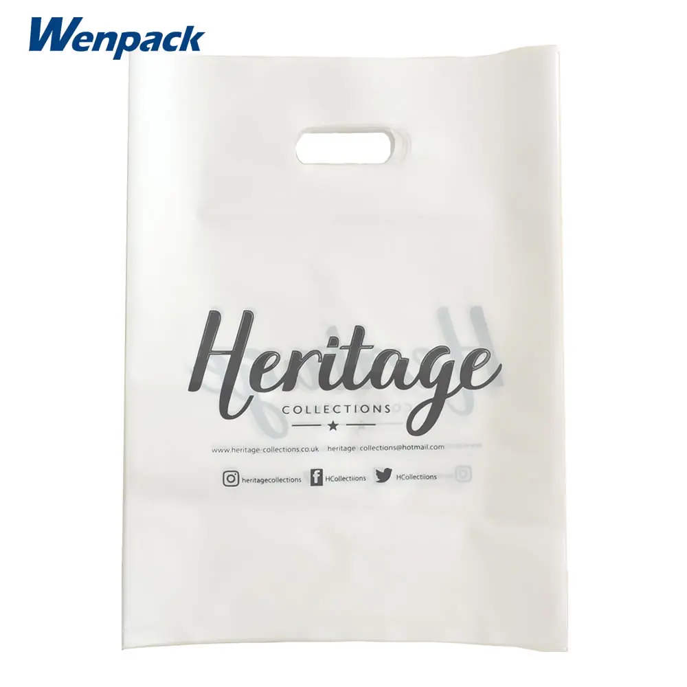 Plastic Gift Bags, Custom Print Logo, 35x45cm