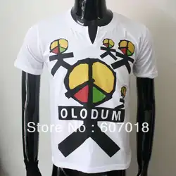 Rare Fashion Brazil Retro Antiwar Michael OLODUM Cotton Tee T-shirt - They Don't Care About Us'